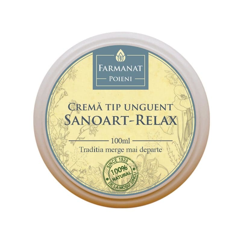 Crema naturala, tip Unguent Sanoart-Relax