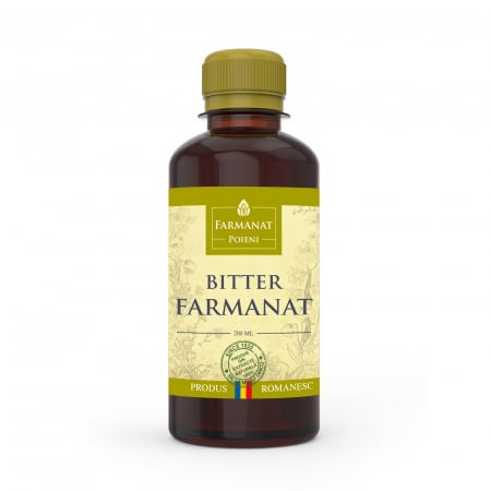 Antiinflamator, dureri osoase - Bitter, Multi-plant Farmanatpoieni, 200ml