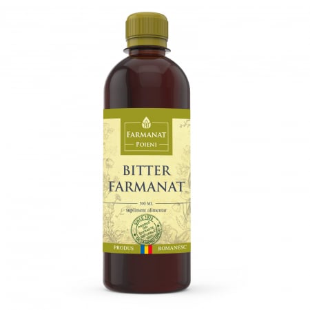 Antiinflamator, dureri osoase - Bitter, Multi-plant Farmanatpoieni, 500ml