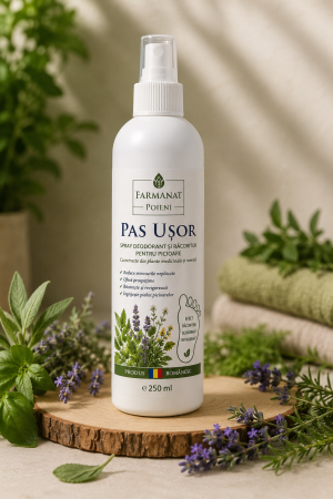 Tincturi - 500ml - Pas Ușor – Spray deodorant și răcoritor pentru picioare 250 ml