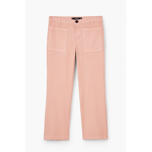pantaloni roz deschis mango cu buzunare [5]