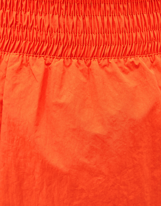 pantaloni scurti bershka portocali cu elastic [5]