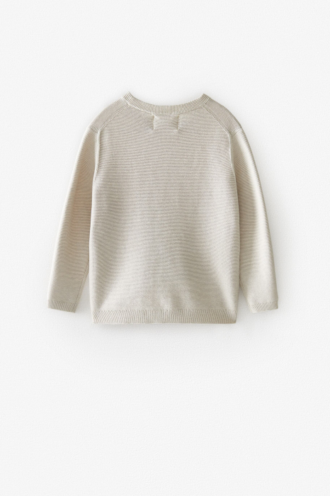 pulover tricotat crem zara [2]