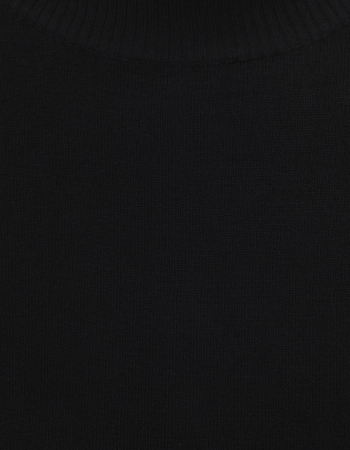 bluza neagra bershka cu guler pe gat [4]