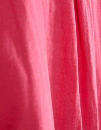 camasa asimetrica roz bershka cu nasturi [4]