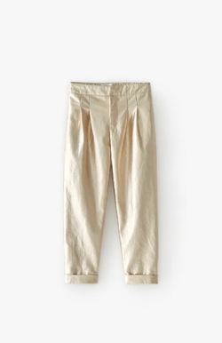 pantaloni aurii zara cu buzunare [4]