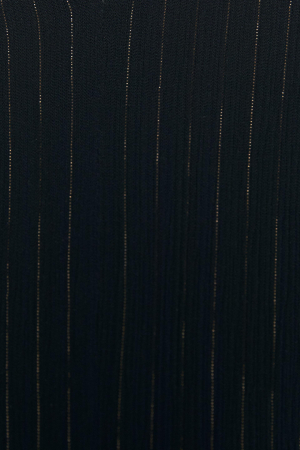 rochie mini neagra zara cu dungi din fibre metalizate [6]