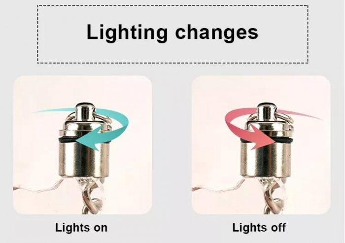 Breloc auto din cristal cu LED - Logo MINI COOPER [5]