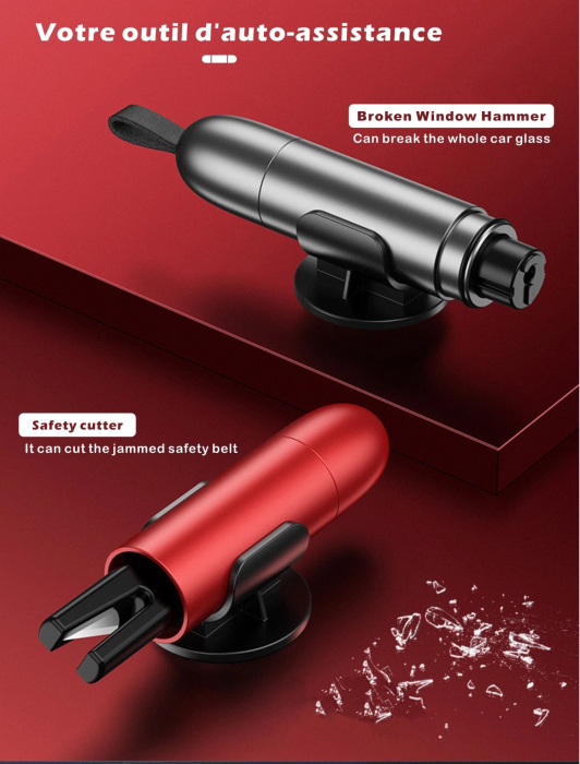 Ciocan de urgenta ( Safety Hammer ) - culoare gri [2]