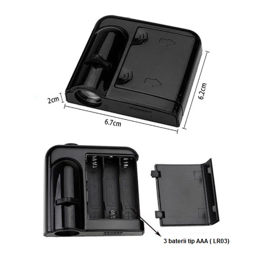 Set 2 Lampi Proiectoare Led Logo Universale Seat [5]