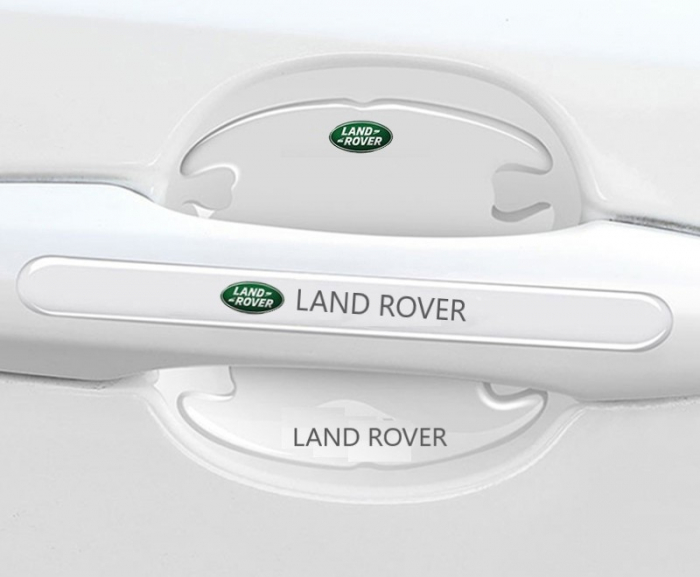 Set 8 Stikere - Autocolante Transparente pentru Protectie Zgarieturi Manere Usa - LAND ROVER [2]