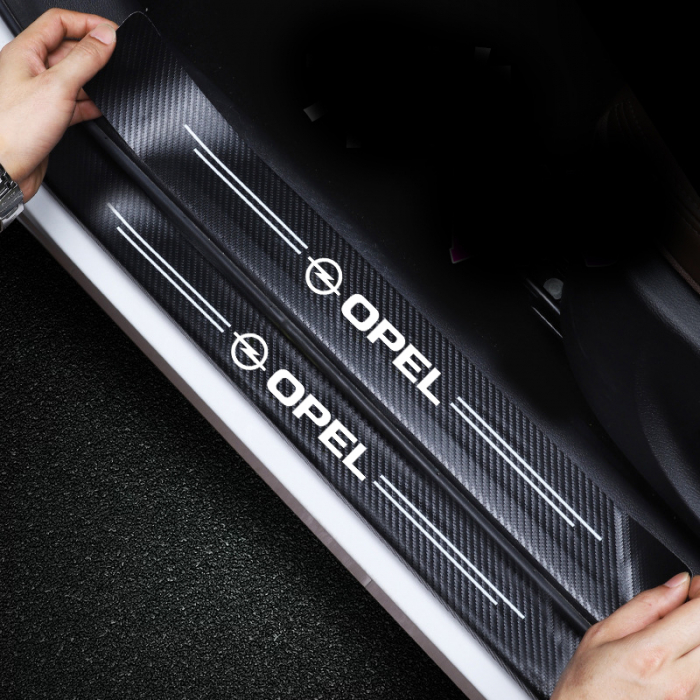 Set protectii prag autocolante Carbon - OPEL [2]