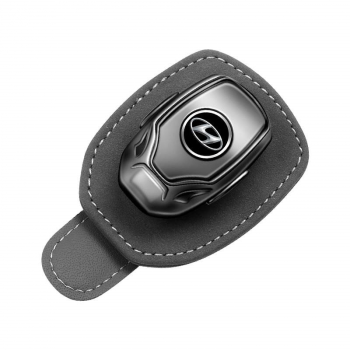 Suport auto ochelari HYUNDAI - piele ALCANTARA [11]