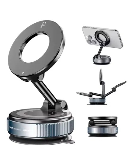 Suport Metalic Magnetic Auto cu Fixare Puternica, Rotatie 360° [5]