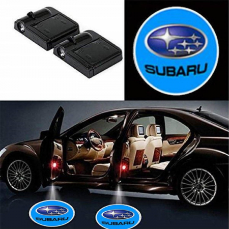 Proiectoare portiera cu holograma - Set 2 Lampi Proiectoare Led Logo Universale SUBARU