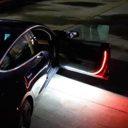 Set 2x Banda LED Tuning 2 culori pentru portiere [2]