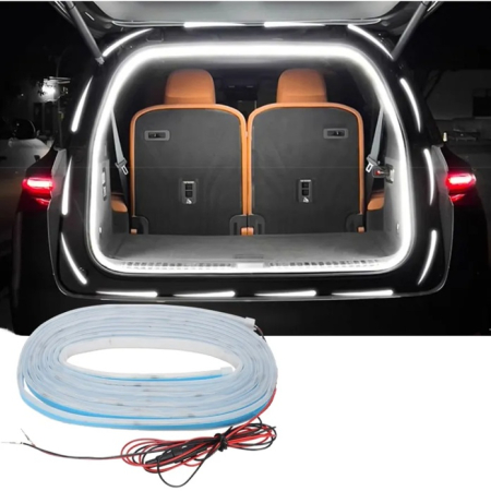 Banda auto LED iluminat portbagaj cu iluminare DINAMICA lumina alb-rece universala 12V - SFX [3]