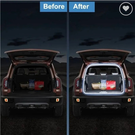 Banda auto LED iluminat portbagaj lumina alb-rece universala 12V - EVO [5]