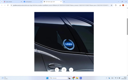 Emblemă Luminoasă LED Auto cu Logo NISSAN - set 2 bucati [4]