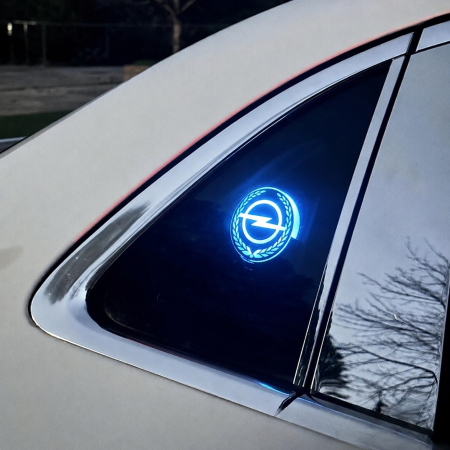 Emblema luminoasa LED - Emblemă Luminoasă LED Auto cu Logo OPEL - set 2 bucati