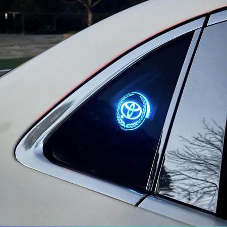 Emblema luminoasa LED - Emblemă Luminoasă LED Auto cu Logo TOYOTA - set 2 bucati