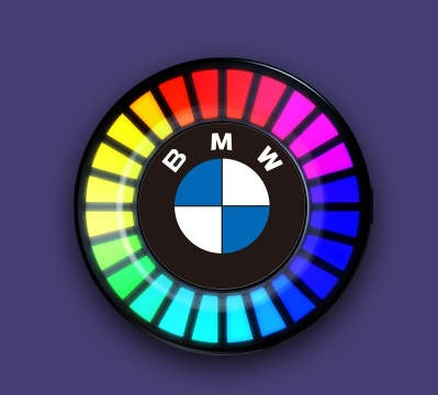 Odorizant auto iluminat RGB BMW - conexiune Bluetooth [12]