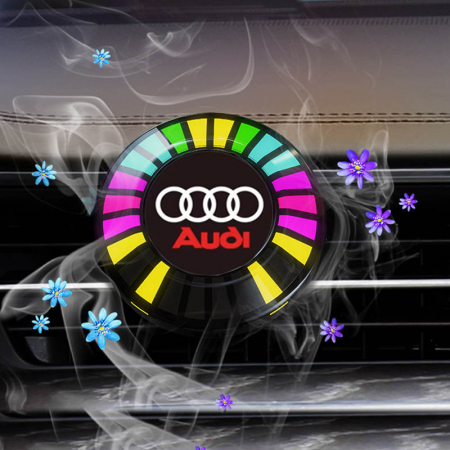 Odorizante auto - Car aromatherapy - Odorizant auto iluminat RGB AUDI - conexiune Bluetooth