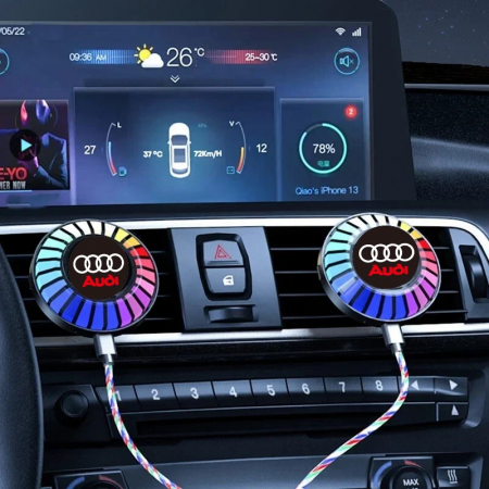 Odorizant auto iluminat RGB AUDI - conexiune Bluetooth [1]