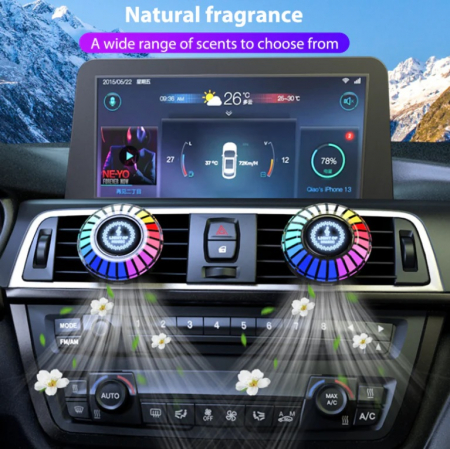 Odorizant auto iluminat RGB HYUNDAI - conexiune Bluetooth [7]