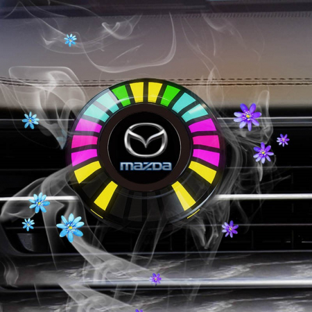 Odorizant auto cu iluminare LED RGB - Odorizant auto iluminat RGB MAZDA - conexiune Bluetooth