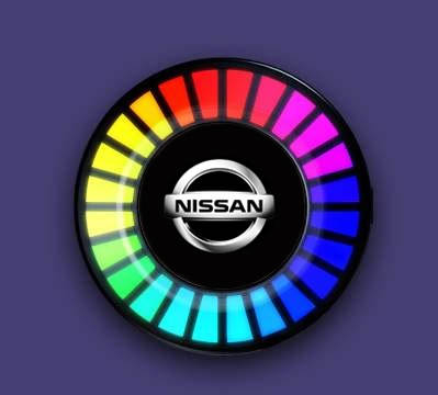 Odorizant auto iluminat RGB NISSAN - conexiune Bluetooth [2]