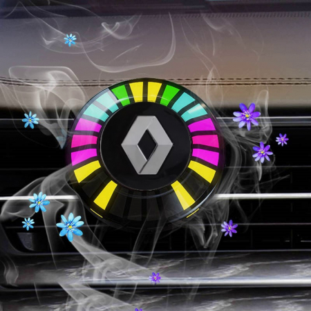 Odorizant auto cu iluminare LED RGB - Odorizant auto iluminat RGB RENAULT - conexiune Bluetooth