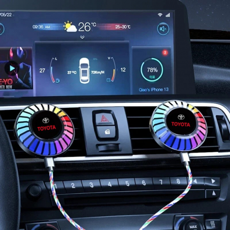 Odorizant auto iluminat RGB TOYOTA - conexiune Bluetooth [1]