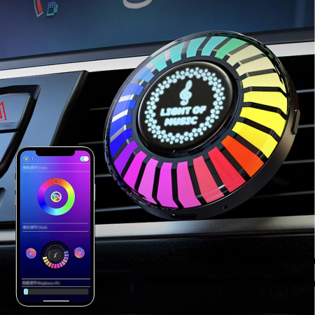 Odorizant auto iluminat RGB TOYOTA - conexiune Bluetooth [7]