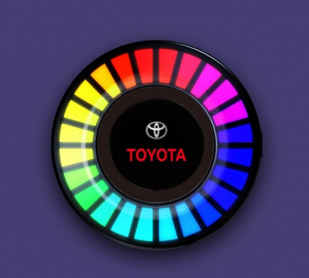 Odorizant auto iluminat RGB TOYOTA - conexiune Bluetooth [2]
