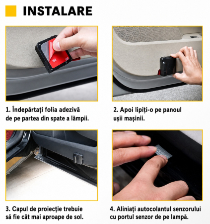 Set 2 Lampi Proiectoare Led Logo Universale Hyundai [7]