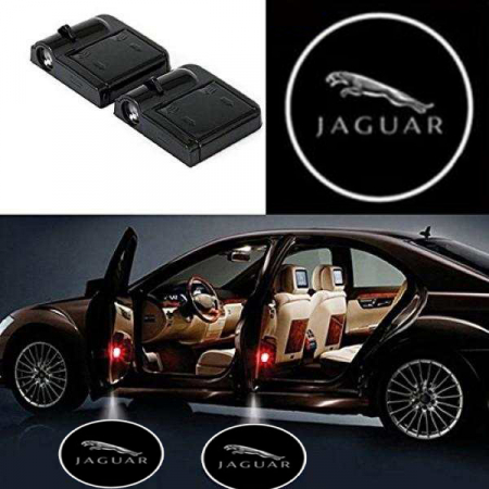 Proiectoare portiera cu holograma - Set 2 Lampi Proiectoare Led Logo Universale JAGUAR