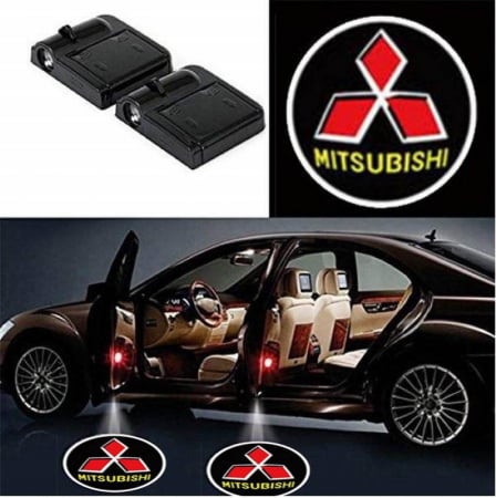 Proiectoare portiera cu holograma - Set 2 Lampi Proiectoare Led Logo Universale Mitsubishi