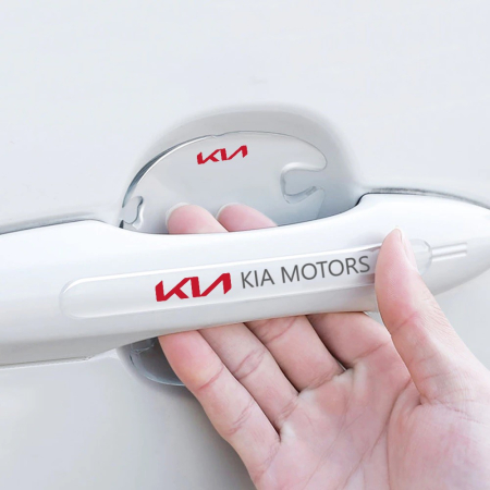 Protectii Manere exterioare usa - Set 8 Stikere - Autocolante Transparente pentru Protectie Zgarieturi Manere Usa - Kia