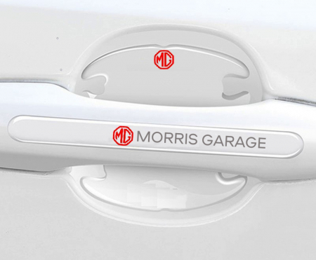 Set 8 Stikere - Autocolante Transparente pentru Protectie Zgarieturi Manere Usa - MG MORRIS GARAGE [1]