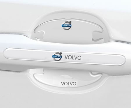 Set 8 Stikere - Autocolante Transparente pentru Protectie Zgarieturi Manere Usa - VOLVO [1]