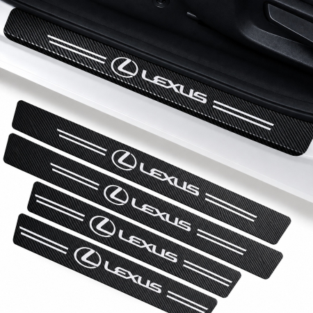 Protectii praguri auto - Set protectii prag autocolante Carbon - LEXUS
