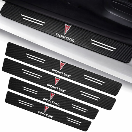 Protectii praguri auto - Set protectii prag autocolante Carbon - PONTIAC
