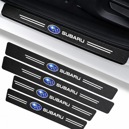 Protectii praguri auto - Set protectii prag autocolante Carbon - SUBARU