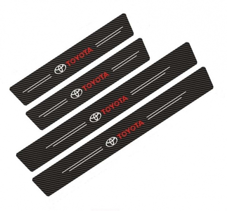 Set protectii prag autocolante Carbon - TOYOTA [1]