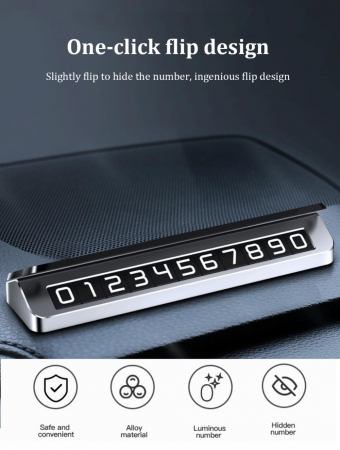 Suport afisaj numar de telefon din aluminiu [2]
