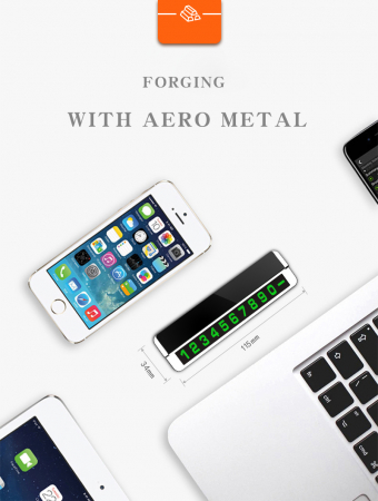 Suport afisaj numar de telefon din aluminiu - Luxury [3]