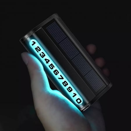 Suport afisare numar telefon sau parcare temporara cu alimentare Solara [3]
