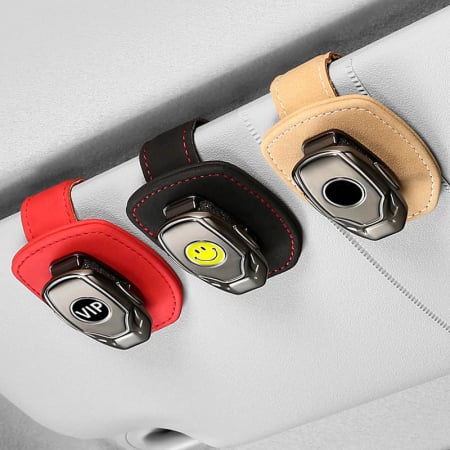 Suport auto ochelari CITROEN - piele neagra ALCANTARA [6]