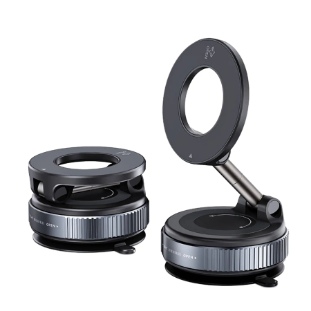 Suport telefon - Suport Metalic Magnetic Auto cu Fixare Puternica, Rotatie 360°